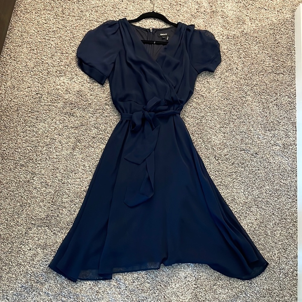 Navy blue DKNY dress